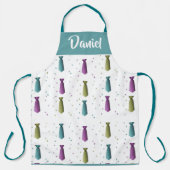 Tablier motif cravate pois (Recto)
