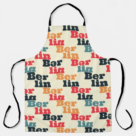 Tablier Motif créatif de Berlin. (Recto)