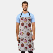 Tablier Motif Cute Cupcake (Porté)