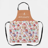 Tablier Motif Cute Cupcake (Recto)