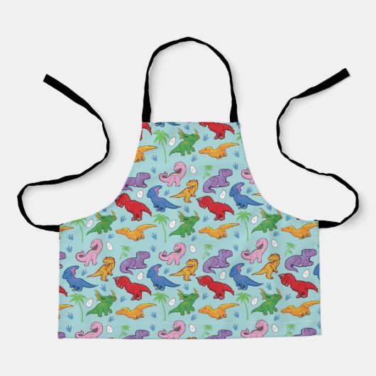 Tablier Motif Cute Dinosaur (Recto)
