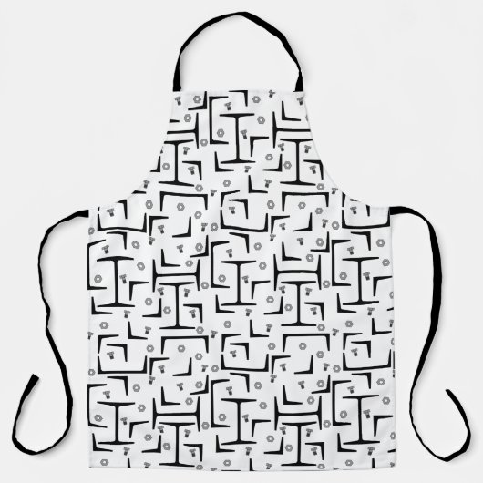 Tablier Motif d'acier structurel (Recto)