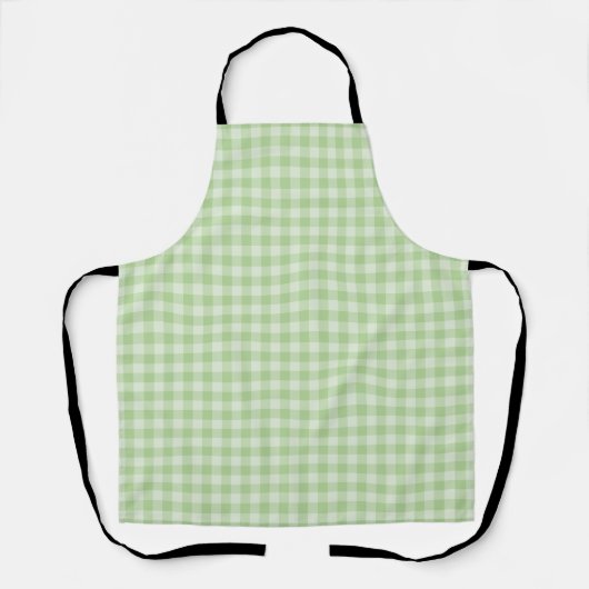 Tablier Motif damier vert (Recto)