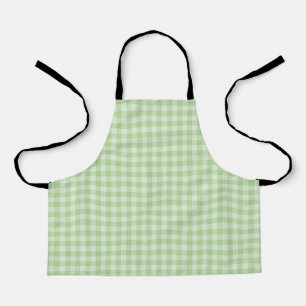 Tablier Motif damier vert