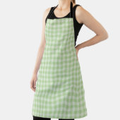 Tablier Motif damier vert (Insitu)