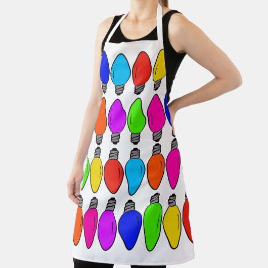 Tablier Motif d'ampoules de Noël (Insitu)