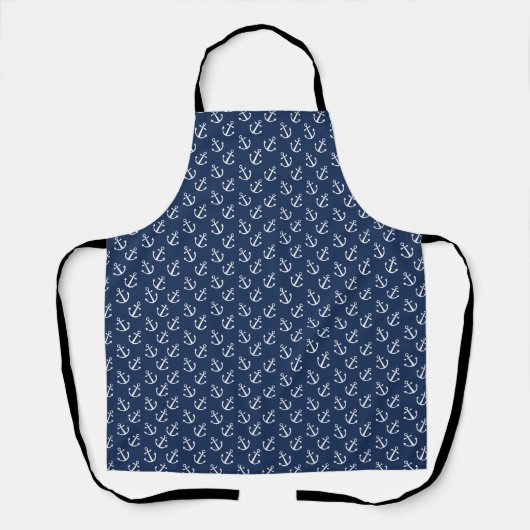 Tablier Motif d'ancre nautique (Recto)