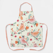 Tablier Motif d'aquarelle de printemps (Recto)