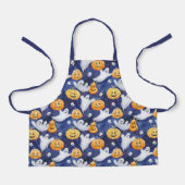 Tablier Motif d'aquarelle Halloween (Recto)