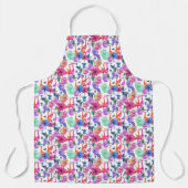 Tablier Motif d'aquarelle tropicale (Recto)