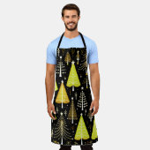 Tablier Motif d'arbre de Noël (Porté)