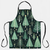 Tablier Motif d'arbre de Noël (Recto)