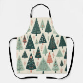 Tablier Motif d'arbre de Noël (Recto)