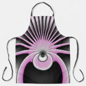 Tablier Motif d'art fractal Abstrait moderne (Recto)