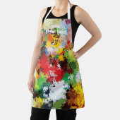 Tablier Motif d'art moderne Funny Paint Splash Texture (Insitu)