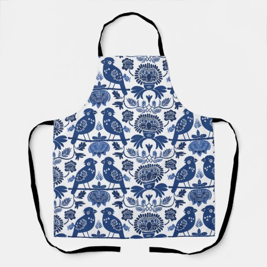 Tablier Motif d'art populaire finlandais (Recto)