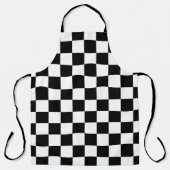 Tablier Motif de À damiers noir gras (Recto)