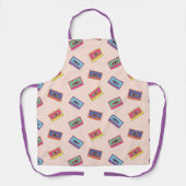 Tablier Motif de bande audio Retro Neon (Recto)