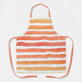 Tablier Motif de bande d'aquarelle solaire (Recto)