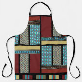 Tablier Motif de bande de blocs mexicain 1 (Recto)