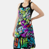 Tablier motif de bande dessinée sans soudure Abstrait. Rép (Insitu)