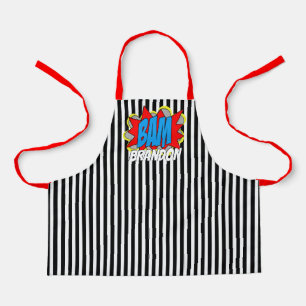 Tablier Motif de bandes dessinées personnalisées Pop Art