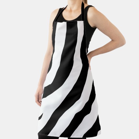 Tablier Motif de bandes d'impression Zebra (Insitu)