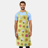 Tablier Motif de basket amusant (Porté)
