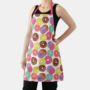 Tablier Motif de beignets colorés
