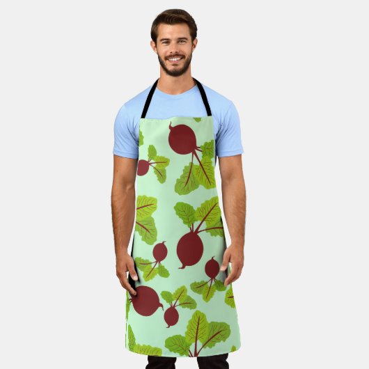 Tablier Motif de betteraves (Porté)