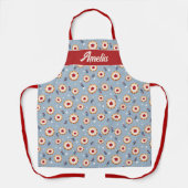 Tablier Motif de biscuits de Noël Nom de la cuisson des Fê (Recto)