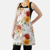 Tablier Motif de bouquet de fleurs Red Peony (Insitu)