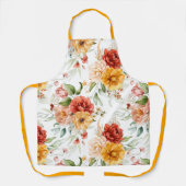 Tablier Motif de bouquet de fleurs Red Peony (Recto)