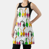 Tablier Motif de boutons de chats colorés (Insitu)