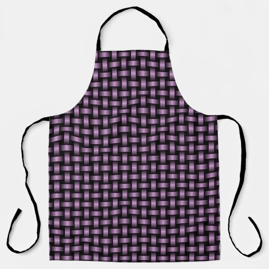 Tablier Motif de brasage noir violet (Recto)
