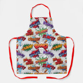 Tablier Motif de bulle Superhero (Recto)