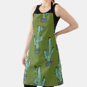 Tablier Motif de cactus dessiné à la main (Insitu)
