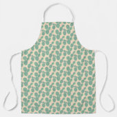 Tablier Motif de cactus verts et roses (Recto)