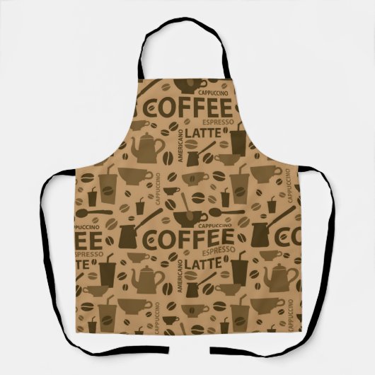 Tablier Motif de café (Recto)