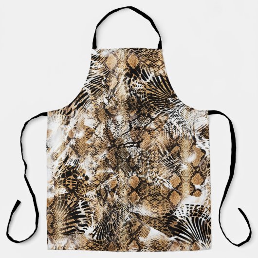 Tablier Motif de camouflage coloré Leopard Zebra (Recto)