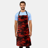 Tablier Motif de camouflage en toute transparence. Point n (Porté)