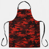 Tablier Motif de camouflage en toute transparence. Point n (Recto)