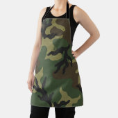 Tablier Motif de camouflage forestier militaire (Insitu)