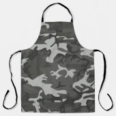 Tablier Motif de Camouflage gris, Motif militaire, Armée (Recto)