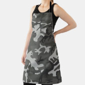 Tablier Motif de Camouflage gris, Motif militaire, Armée (Insitu)