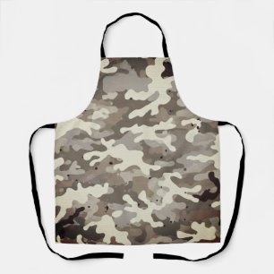 Tablier Motif de camouflage militaire d'hiver