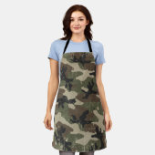 Tablier Motif de camouflage militaire rétro (Porté)
