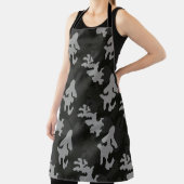 Tablier Motif de camouflage noir (Insitu)