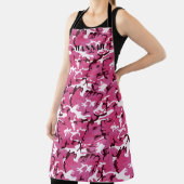 Tablier Motif de camouflage rose personnalisé (Insitu)