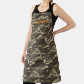 Tablier Motif de camouflage vert personnalisé (Insitu)